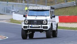 Mercedes Classe G 4×4², il ritorno: le foto spia al ‘Ring